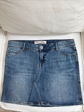 Boothill Trading Co by Sheryl Crow Women's Beaded Denim Skirt
